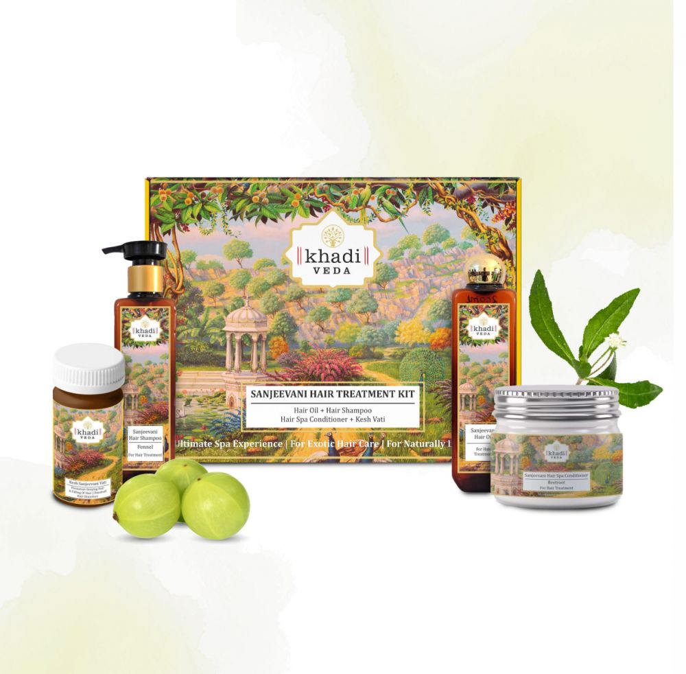Khadi Veda Hair Treatment Kit Natural Haircare For Spa Treatment Khadi Veda Hair Treatment Kit Natural Haircare For Spa Treatment
