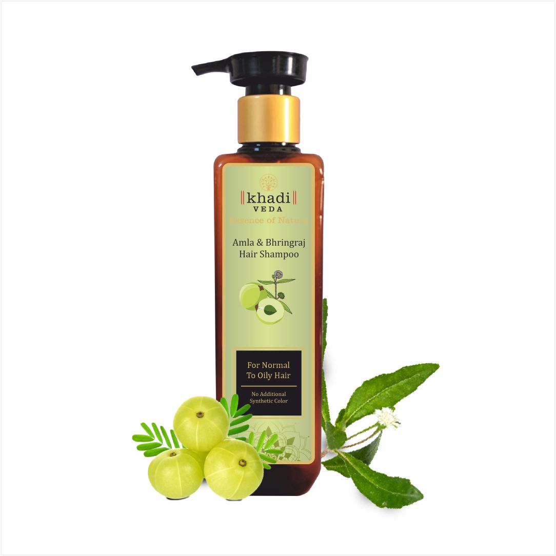 Khadi Veda Amla & Bhringraj Shampoo | Best for Dry Hair Khadi Veda Amla & Bhringraj Shampoo | Best for Dry Hair