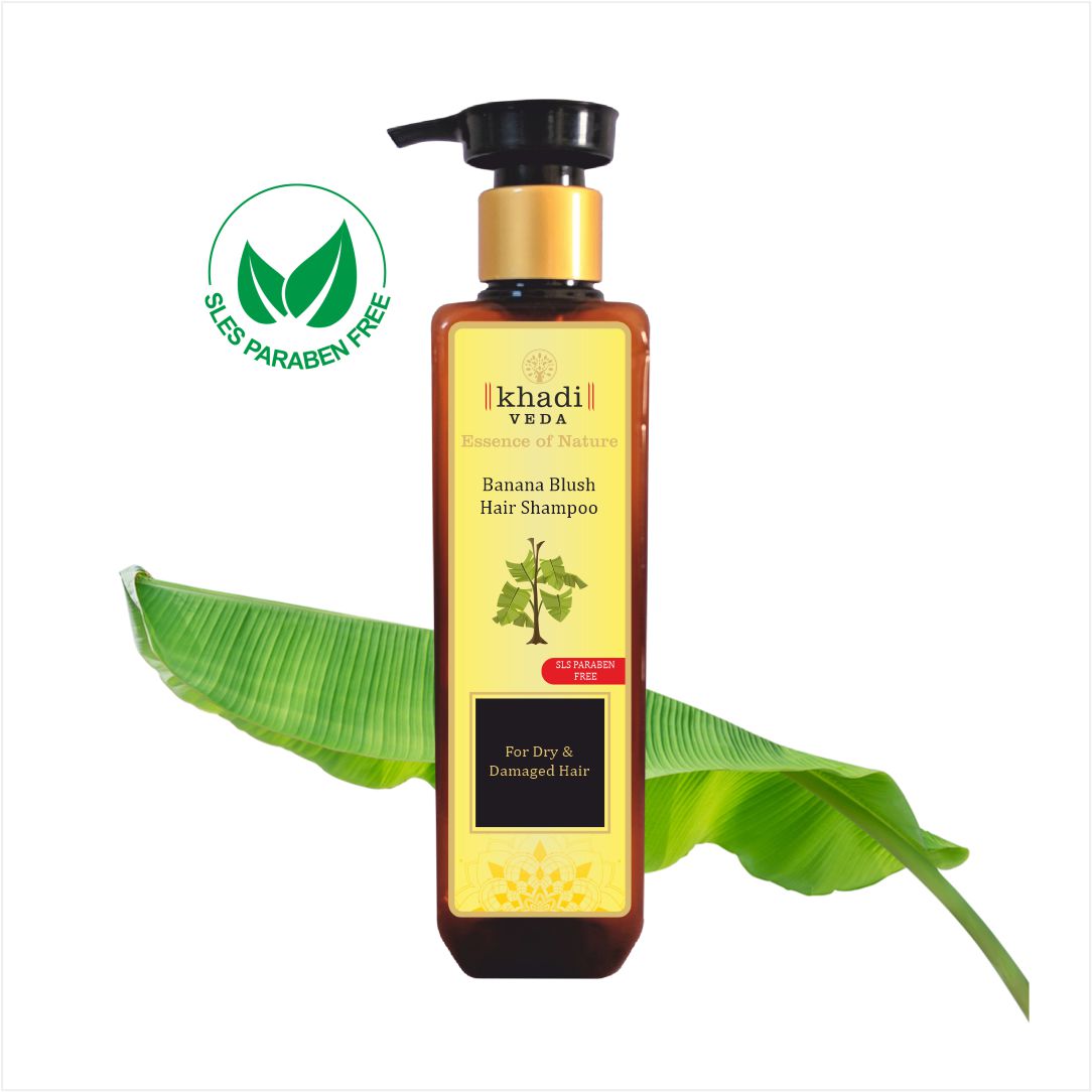 Rehydrate Dry Hair with Khadi Veda's Banana Blush Hair Shampoo Rehydrate Dry Hair with Khadi Veda's Banana Blush Hair Shampoo
